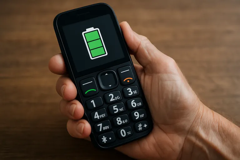 Batterijduur van seniorentelefoons
